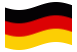 deutschland flagge wehend 40x67